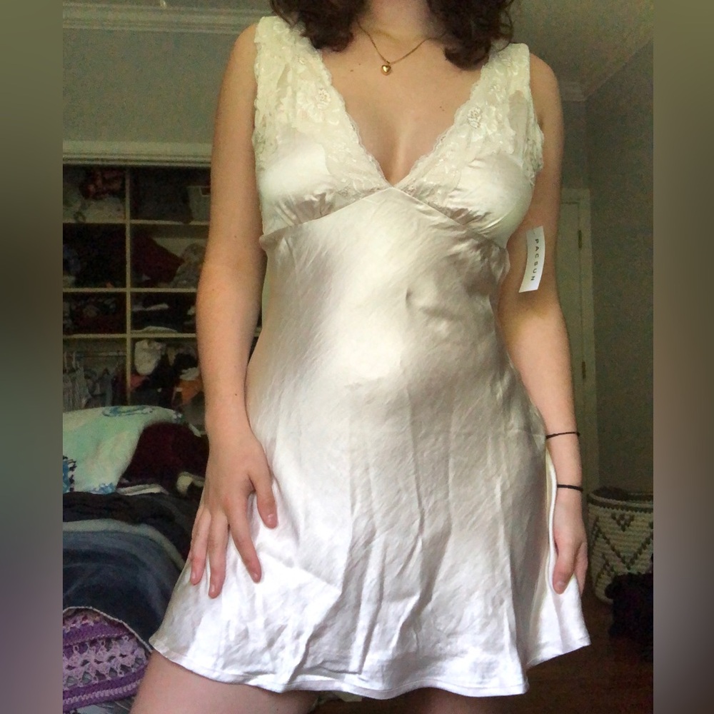 Cream Pacsun Dress